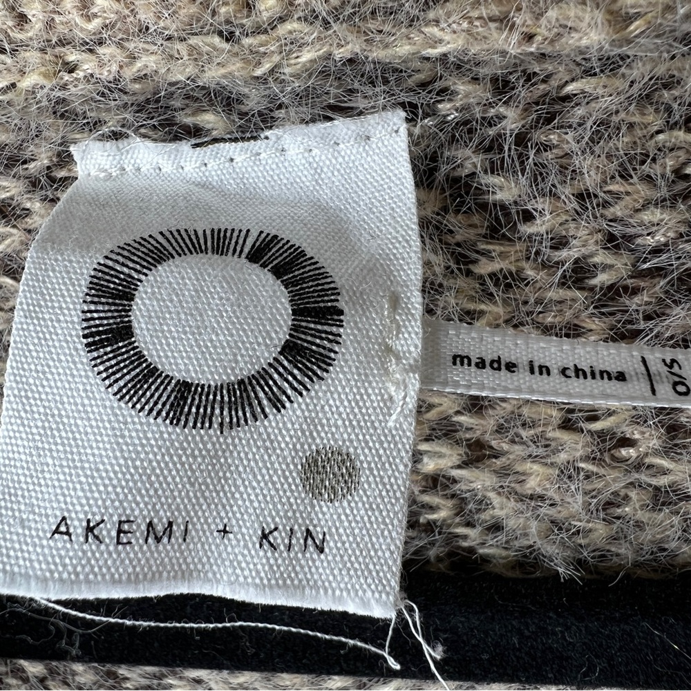 Anthropologie Akemi + Kin Louise Leopard Print Open-Front Cardigan OS - Picture 8 of 10